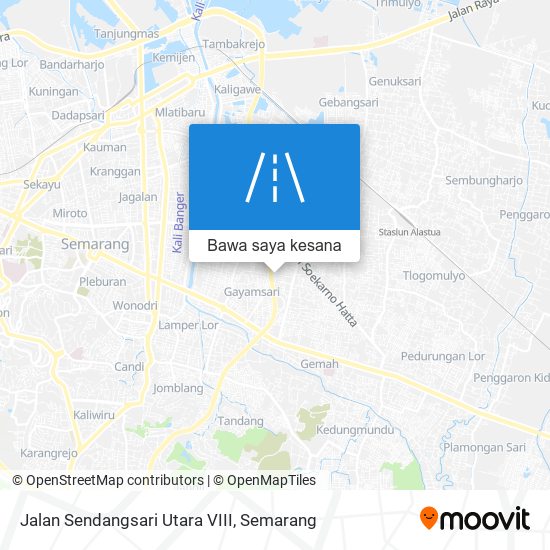 Peta Jalan Sendangsari Utara VIII