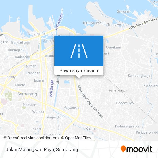 Peta Jalan Malangsari Raya