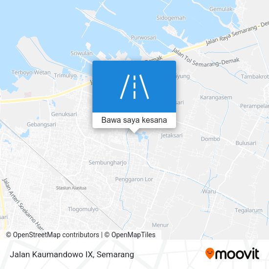 Peta Jalan Kaumandowo IX