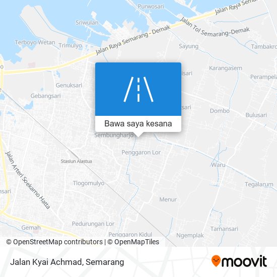 Peta Jalan Kyai Achmad