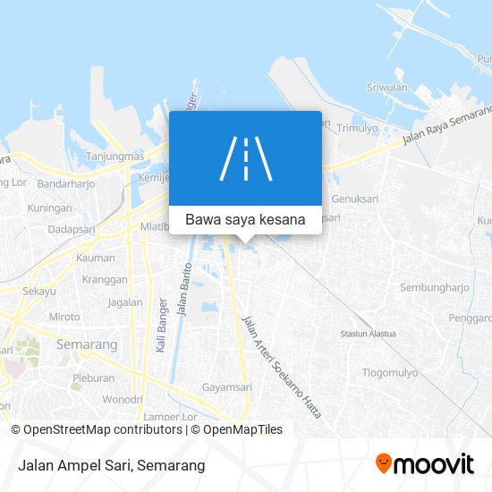 Peta Jalan Ampel Sari