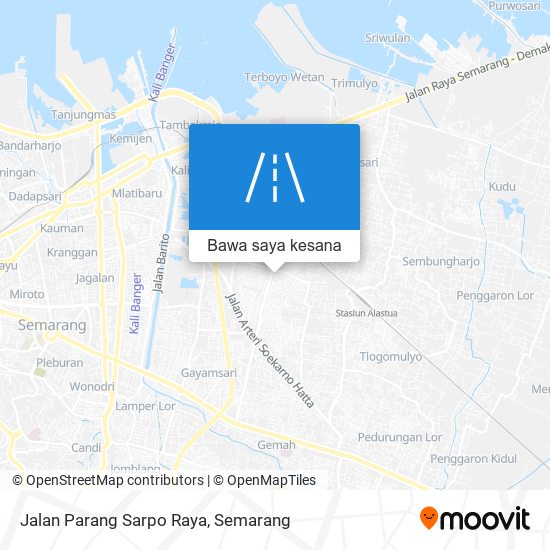 Peta Jalan Parang Sarpo Raya