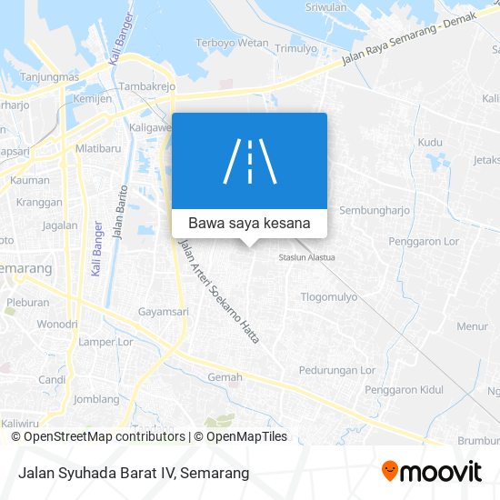 Peta Jalan Syuhada Barat IV