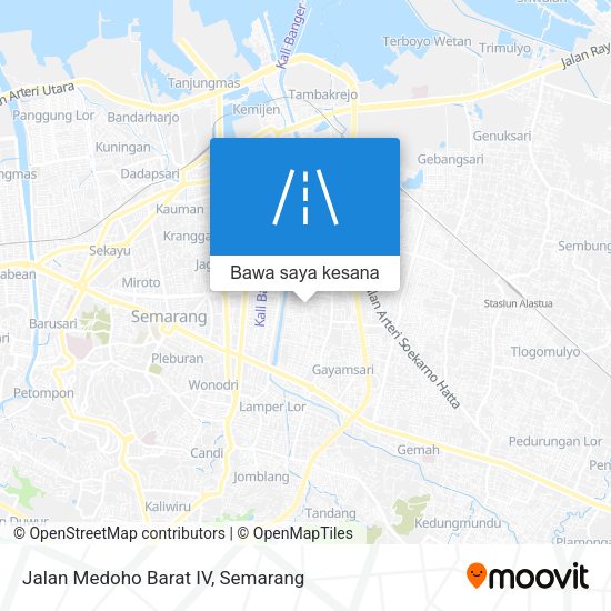 Peta Jalan Medoho Barat IV