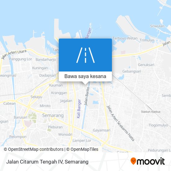 Peta Jalan Citarum Tengah IV