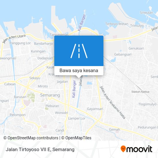 Peta Jalan Tirtoyoso VII E