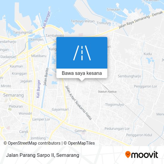Peta Jalan Parang Sarpo II