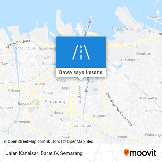 Peta Jalan Kanalsari Barat IV