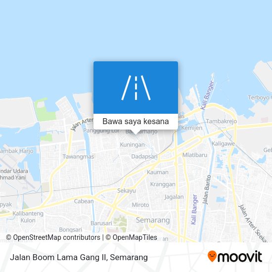 Peta Jalan Boom Lama Gang II