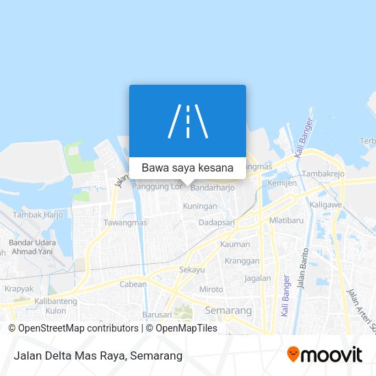 Peta Jalan Delta Mas Raya