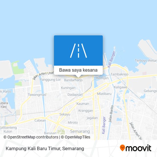 Peta Kampung Kali Baru Timur