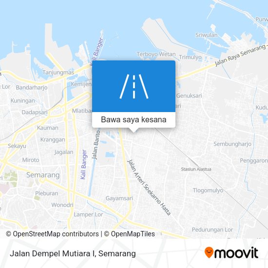 Peta Jalan Dempel Mutiara I