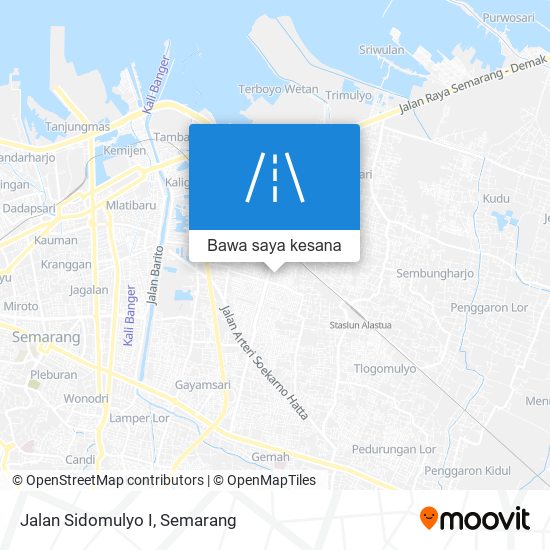 Peta Jalan Sidomulyo I