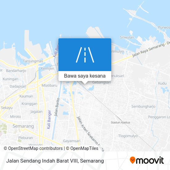Peta Jalan Sendang Indah Barat VIII