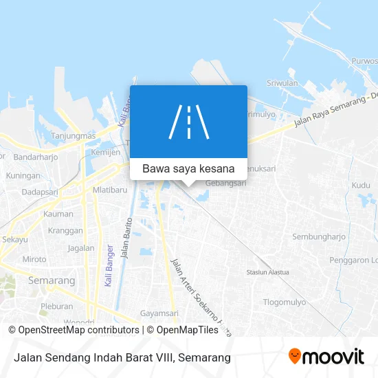 Peta Jalan Sendang Indah Barat VIII