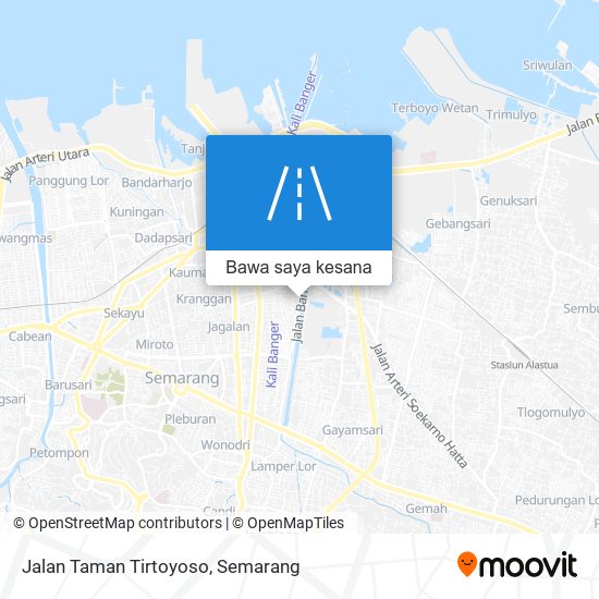 Peta Jalan Taman Tirtoyoso