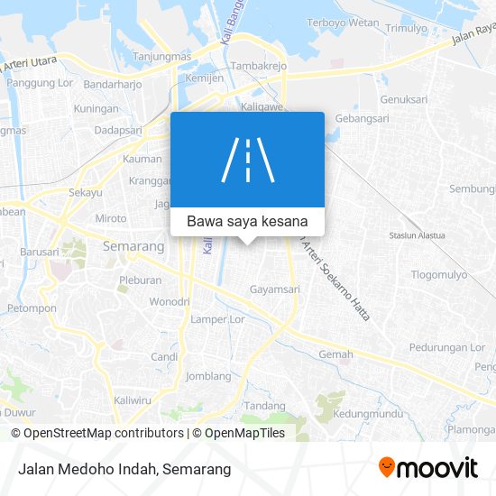 Peta Jalan Medoho Indah