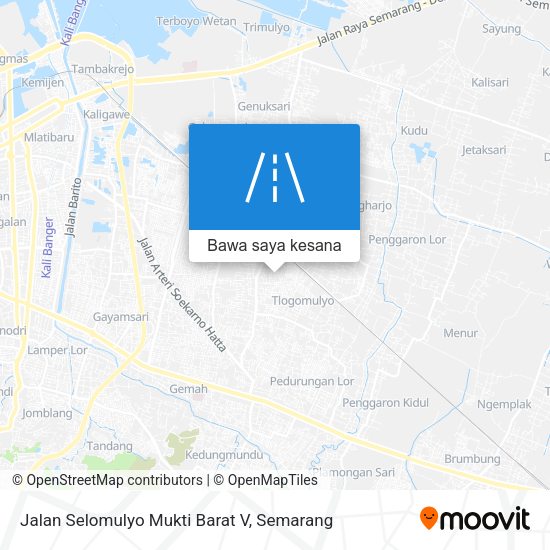 Peta Jalan Selomulyo Mukti Barat V