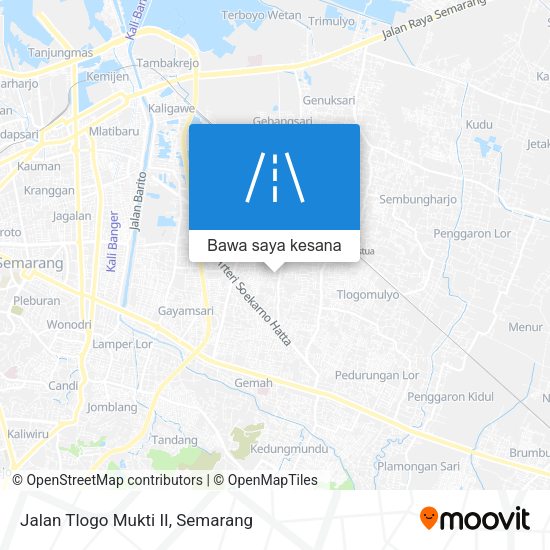 Peta Jalan Tlogo Mukti II
