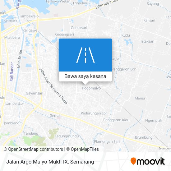 Peta Jalan Argo Mulyo Mukti IX