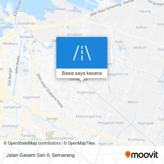 Peta Jalan Gasem Sari II