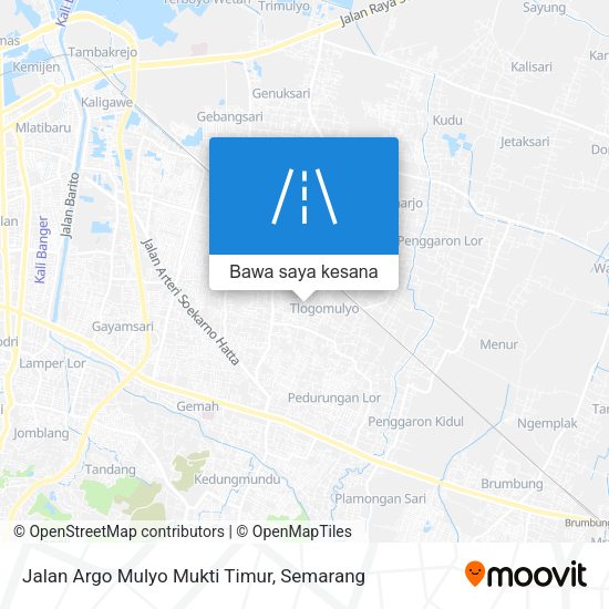 Peta Jalan Argo Mulyo Mukti Timur