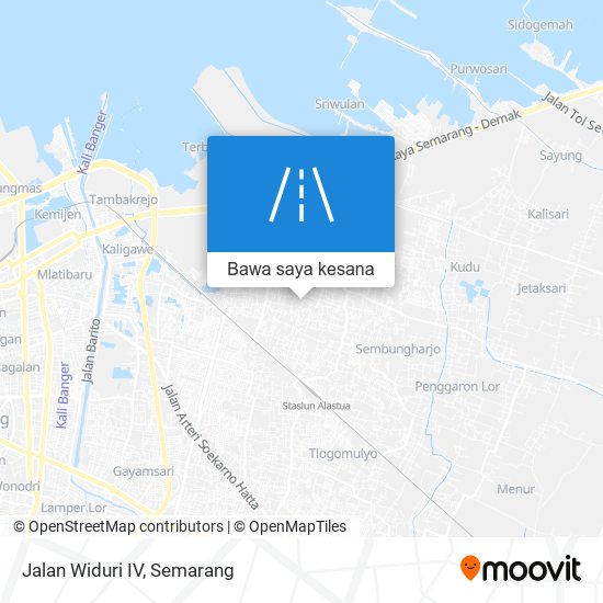 Peta Jalan Widuri IV