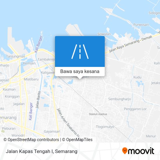 Peta Jalan Kapas Tengah I