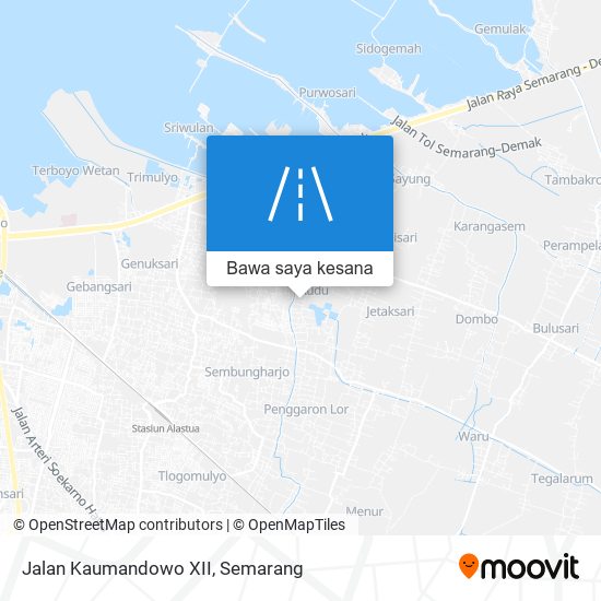 Peta Jalan Kaumandowo XII