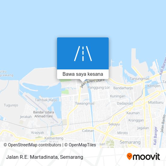Peta Jalan R.E. Martadinata