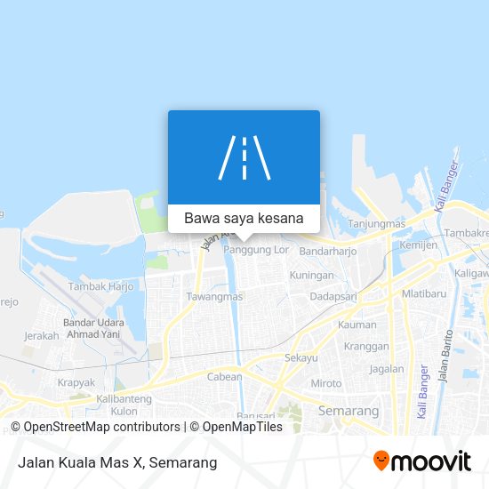 Peta Jalan Kuala Mas X