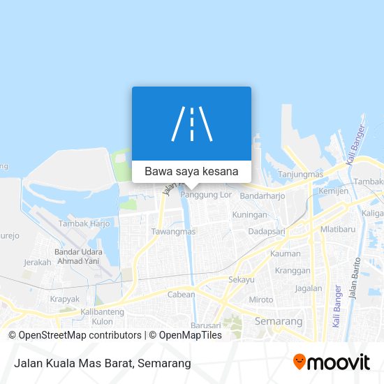 Peta Jalan Kuala Mas Barat