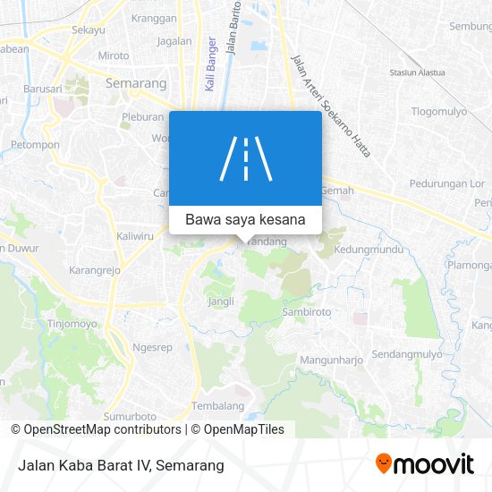 Peta Jalan Kaba Barat IV