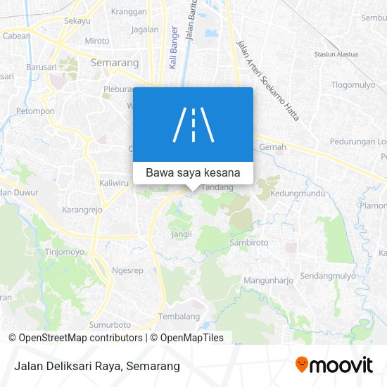Peta Jalan Deliksari Raya