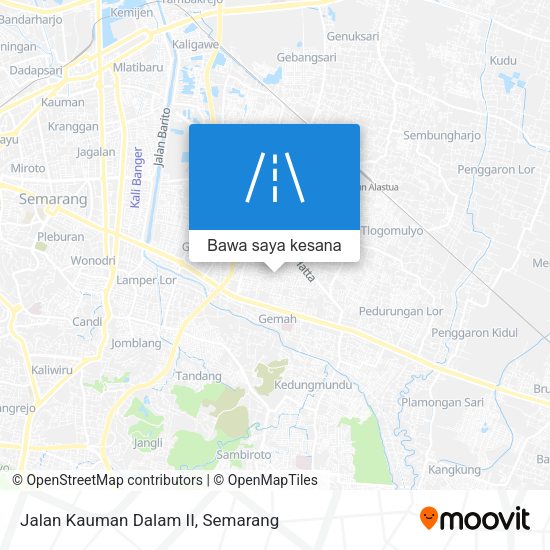 Peta Jalan Kauman Dalam II