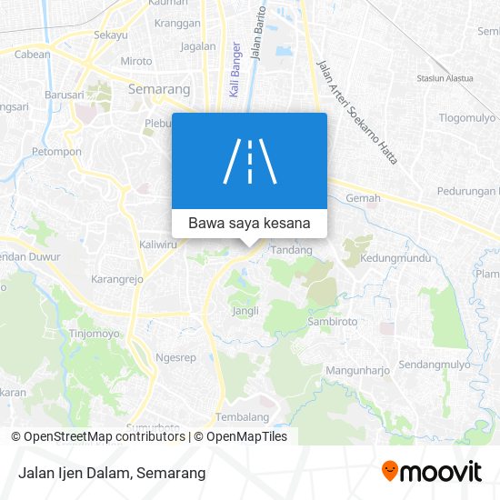 Peta Jalan Ijen Dalam