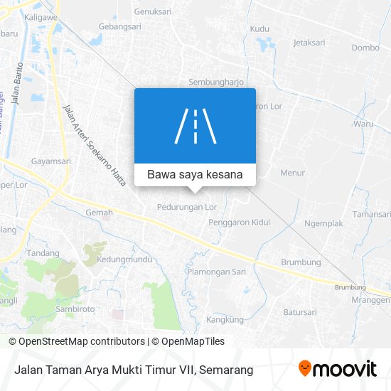 Peta Jalan Taman Arya Mukti Timur VII