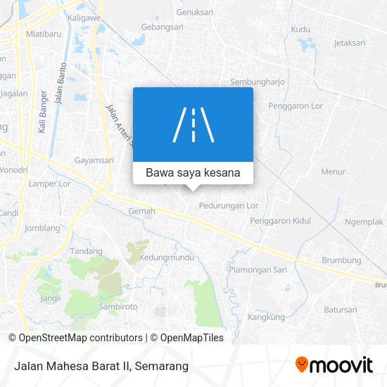 Peta Jalan Mahesa Barat II