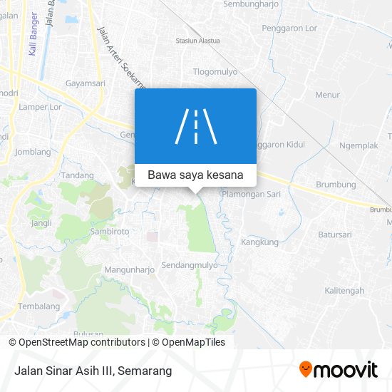 Peta Jalan Sinar Asih III