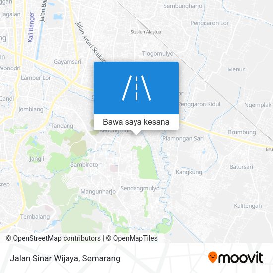 Peta Jalan Sinar Wijaya
