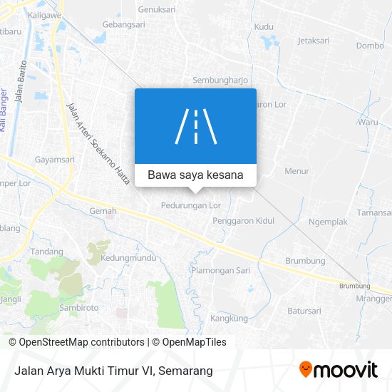 Peta Jalan Arya Mukti Timur VI