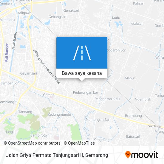 Peta Jalan Griya Permata Tanjungsari II