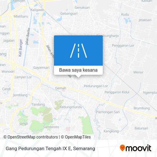 Peta Gang Pedurungan Tengah IX E