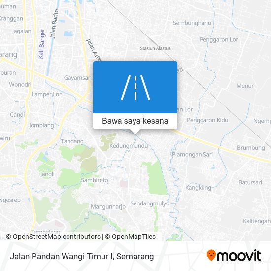 Peta Jalan Pandan Wangi Timur I