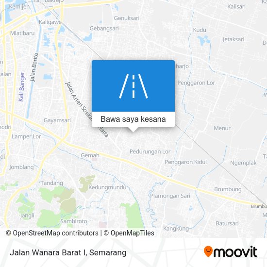 Peta Jalan Wanara Barat I