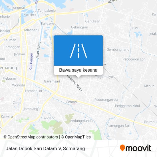 Peta Jalan Depok Sari Dalam V