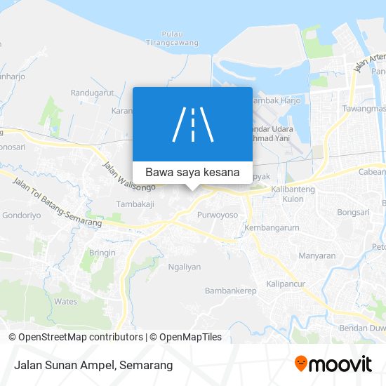 Peta Jalan Sunan Ampel