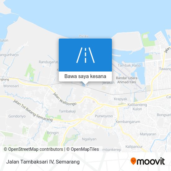 Peta Jalan Tambaksari IV