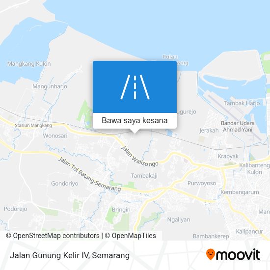 Peta Jalan Gunung Kelir IV