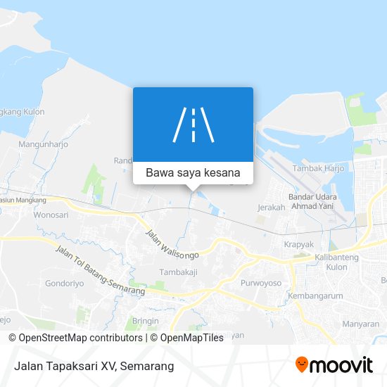 Peta Jalan Tapaksari XV